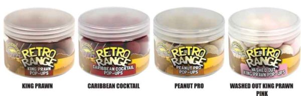 Boilies pop up Crafty Catcher Retro Range 15mm / 60g Nectar Plus - biela/žltá farba