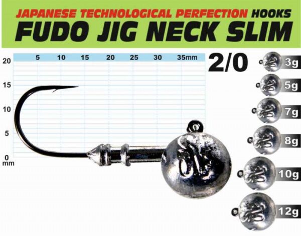 FUDO JIG s krčkom 2/0 balenie 5ks Hmotnosť: 12g