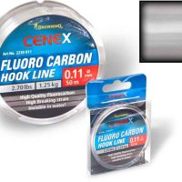 Feeder fluorocarbon Cenex Hook line - priehladný 50m 0