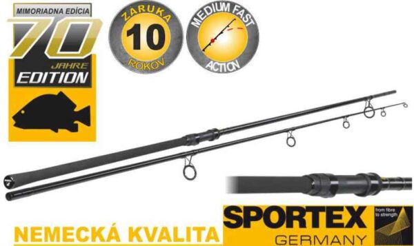 Kaprárske prúty SPORTEX Advancer Carp 2-diel 366cm / 3