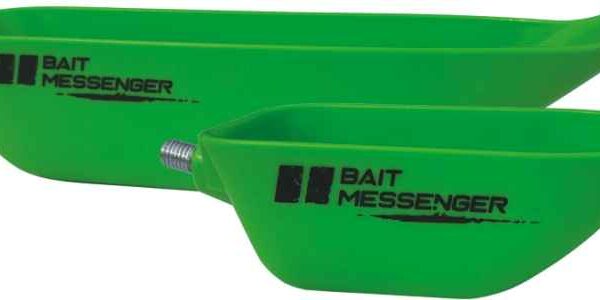 Kŕmna lyžica Bait Messenger zelená veľkosť S: 14 x 6