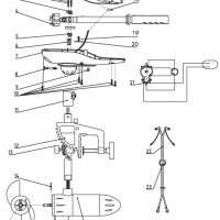 Lodný elektromotor Rhino VX - náhradný diel 7. spodný kryt