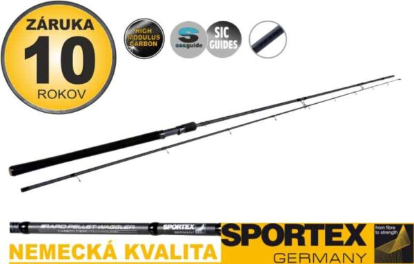 Match prúty SPORTEX Rapid Pellet Waggler 2-diel 300cm / 15-35g