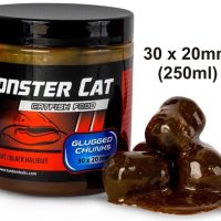 Monster Cat dipované pelety 30x20mm/300g Tandem Baits Fresh Liver (čerstvá pečeň)