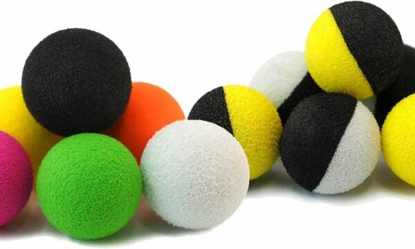 Nástraha - Zig-Balls 10 mm / 6 ks -Tandem Baits farba čierno/žltá