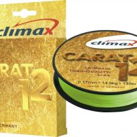 Pletená šnúra CLIMAX Carat 12 fluo žltá 135m 135m 0