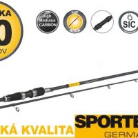 Prívlačové prúty SPORTEX Black Pearl GT-3 2-diel 240cm / 40g baitcast