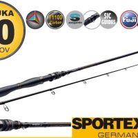 Prívlačové prúty SPORTEX Carat GT-S Spin 2-diel 210cm / 10g