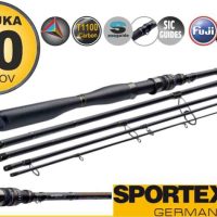 Prívlačové prúty SPORTEX Carat GT-S Spin Travel 5-diel 300cm / 50g