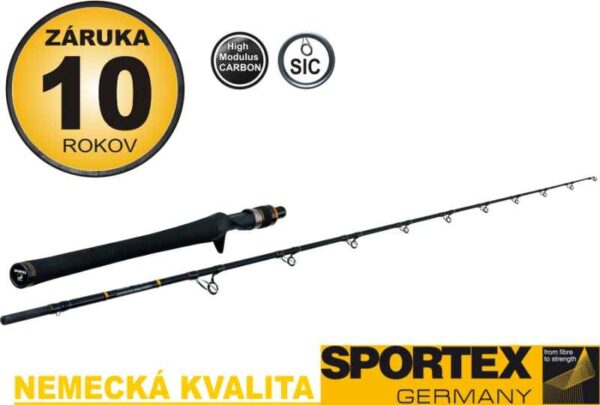 Prívlačový prút SPORTEX NOVA JERK Baitcast 180cm / 80g