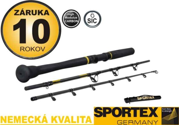 Rybársky prút z člna SPORTEX MAGNUS TRAVEL BOAT dĺžka 185cm / 30lbs