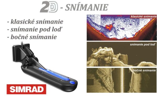 SIMRAD TotalScan™ sonda Chirp/DSI/priestorové snímanie