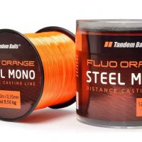 Silon Steel Mono Fluo orange Tandem Baits Dĺžka: 1200m / priemer: 0