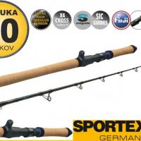 Sumcové prúty SPORTEX Top Cat Vertical 2-diel 198cm / 130-300g