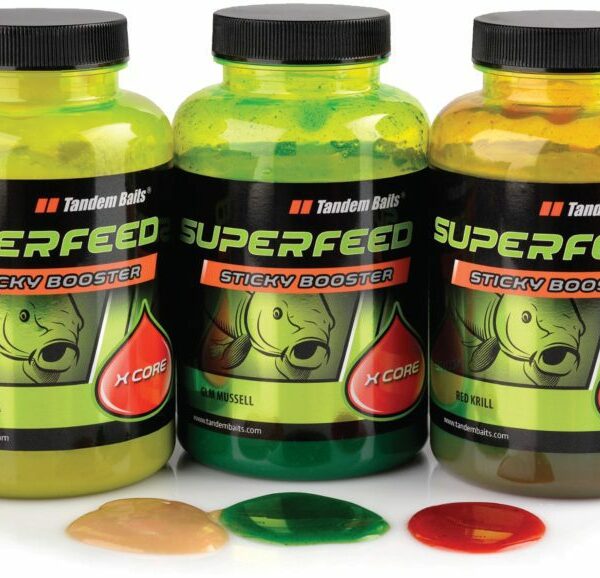 SuperFeed X Core Sticky Booster 300ml-Tandem Baits Milky Mulberry
