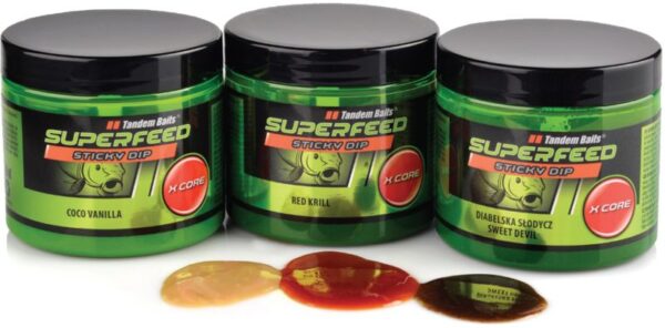 SuperFeed X Core Sticky Dip 100ml - Tandem Baits Milky Mulberry